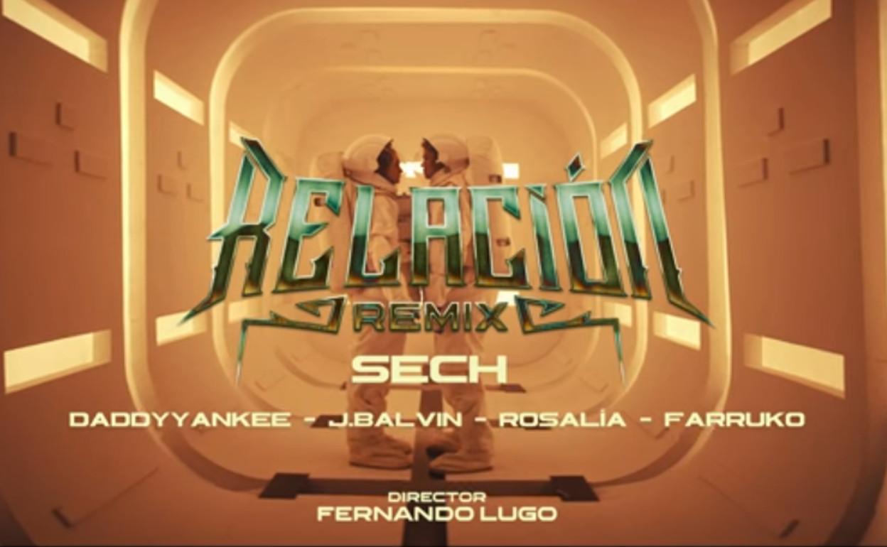 Relación Remix el vídeo clip de Sech con Rosalia Daddy Yankee J